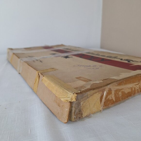 Vintage Monopoly Board Game Parker Brothers 1935 1946 Wooden and Metal Pieces - Picture 12 of 16